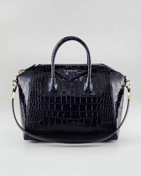 givenchy croc embossed medium antigona duffel|Givenchy duffel bag medium.